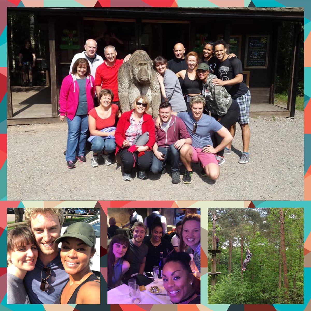 KatyTree's tweet photo. Great weekend celebrating the birthday of @lubbocksmith #goape #learningtofloss #lotsofcake https://t.co/AKfP8SWLek