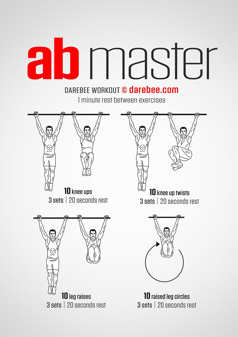 DAREBEE on X: Ab Master Workout by DAREBEE  #darebee  #abs #workout #workouts #fitness  / X