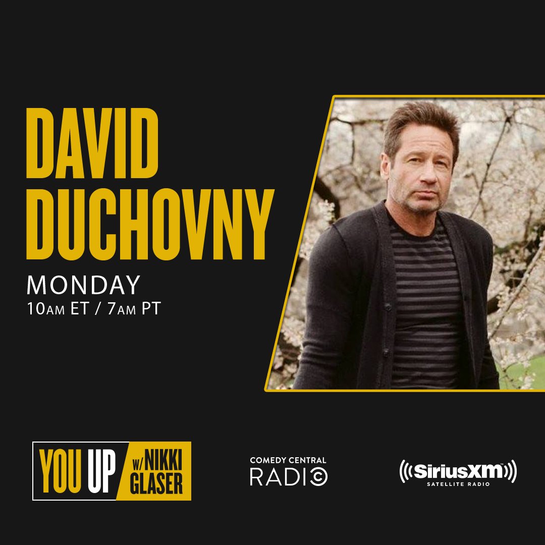 2018/05/14 - David on You Up with Nikki Glaser on SiriusXM Channel 95 DdGzkT7U0AATlO2