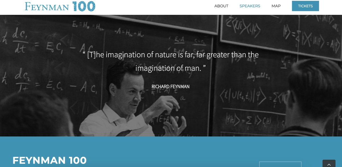 Feynman 100 at Caltech: infoproc.blogspot.com/2018/05/feynma…