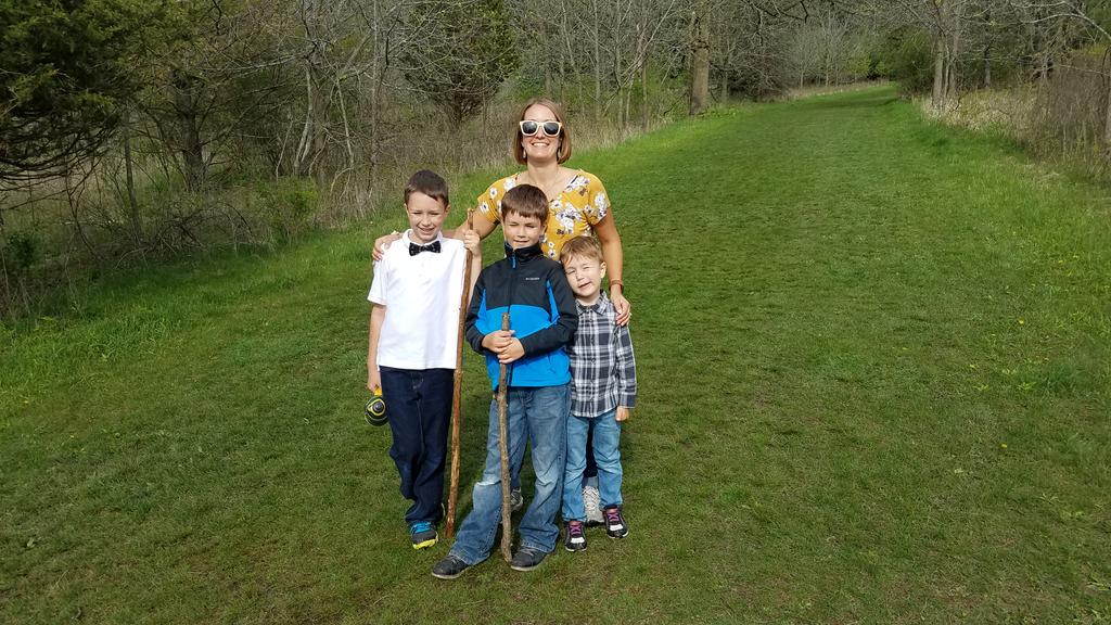 dfunkinc's tweet photo. @mskerwin2 Jayden and family took a nice hike at Lapham Peak State Park for mother's day. https://t.co/7pmCFuX2sc