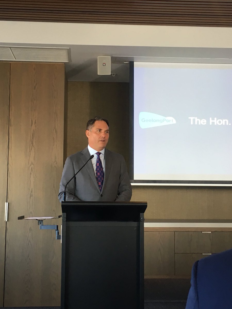 “It is one of the oldest industries but one that will make our future prosper,” says @RichardMarlesMP at today’s #GeelongPort book launch #CustodiansoftheBay