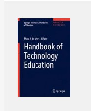 AndersonRo6's tweet photo. Excellent 'Handbook of Technology Education' relating to all Technology education, Free for 6 mths from Springer https://t.co/AEJawd01E0
