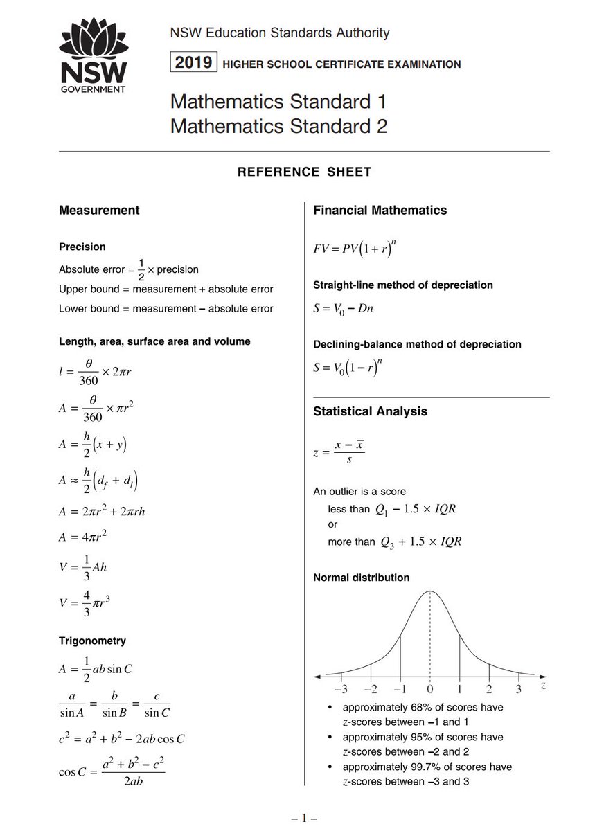 Jackie Blue on Twitter: "📣 The Mathematics Standard and Reference Sheet been https://t.co/BdqCrOZv2U https://t.co/6S7c21IKRM" / Twitter