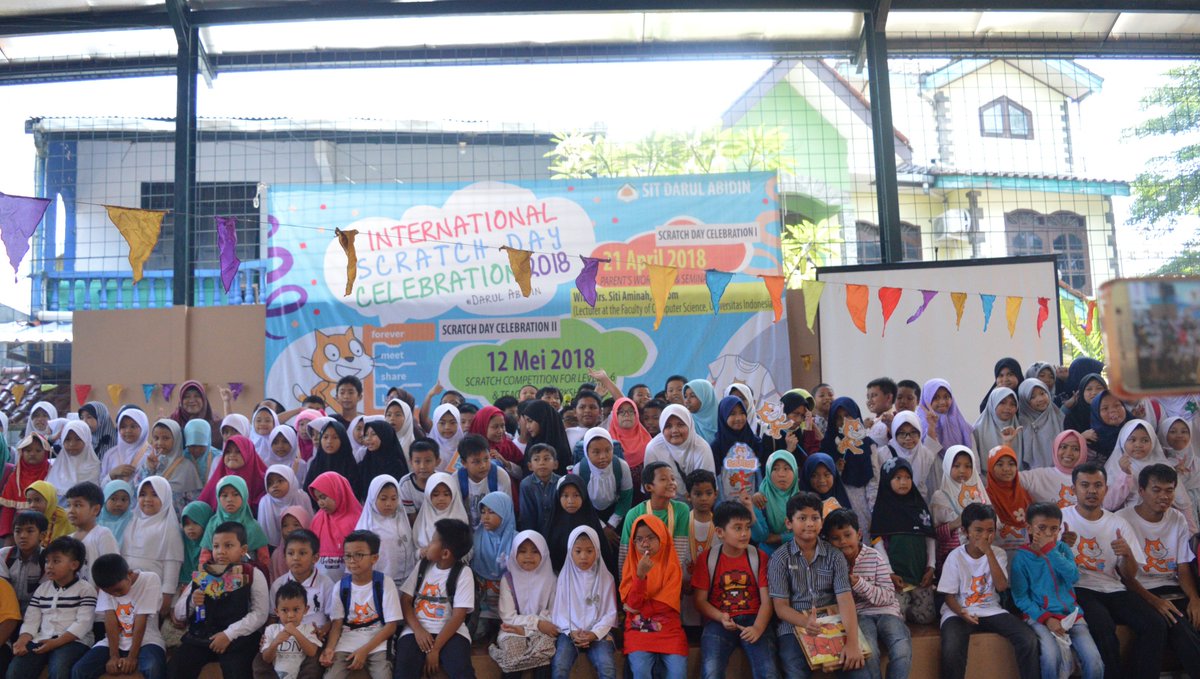 SIT Darul Abidin celebrate Scratch Day on May 12, 2018 <a href="/sitdarulabidin/">darulabidin</a> Beji Depok West Java Indonesia #ScratchDay #scratchforever <a href="/scratch/">Scratch Team</a> <a href="/ScratchEdTeam/">ScratchEdTeam</a>