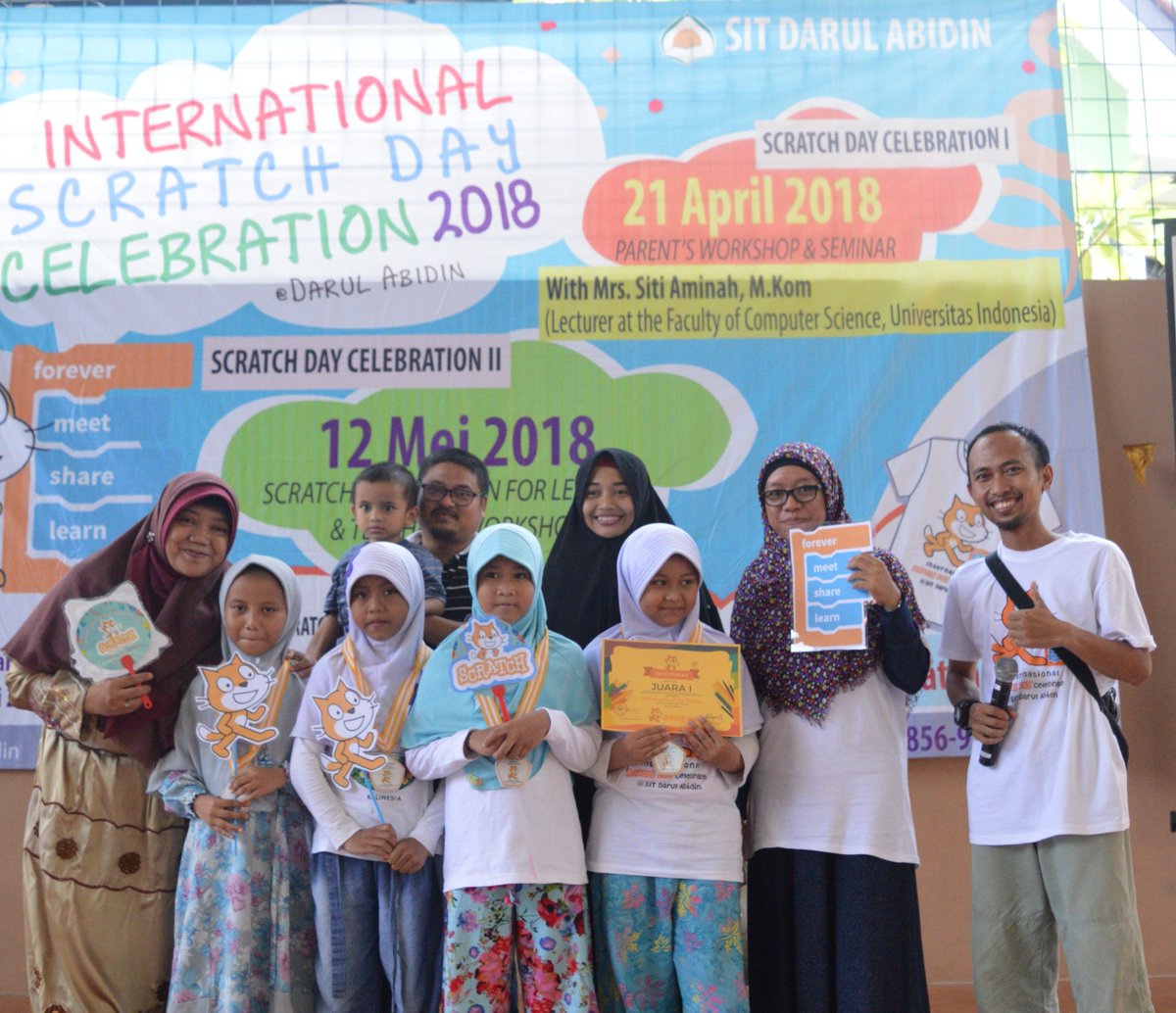 Scratch Competition - We celebrate Scratch Day on May 12, 2018 <a href="/sitdarulabidin/">darulabidin</a> Beji Depok West Java Indonesia.

#ScratchDay #scratchforever <a href="/scratch/">Scratch Team</a> <a href="/ScratchEdTeam/">ScratchEdTeam</a>