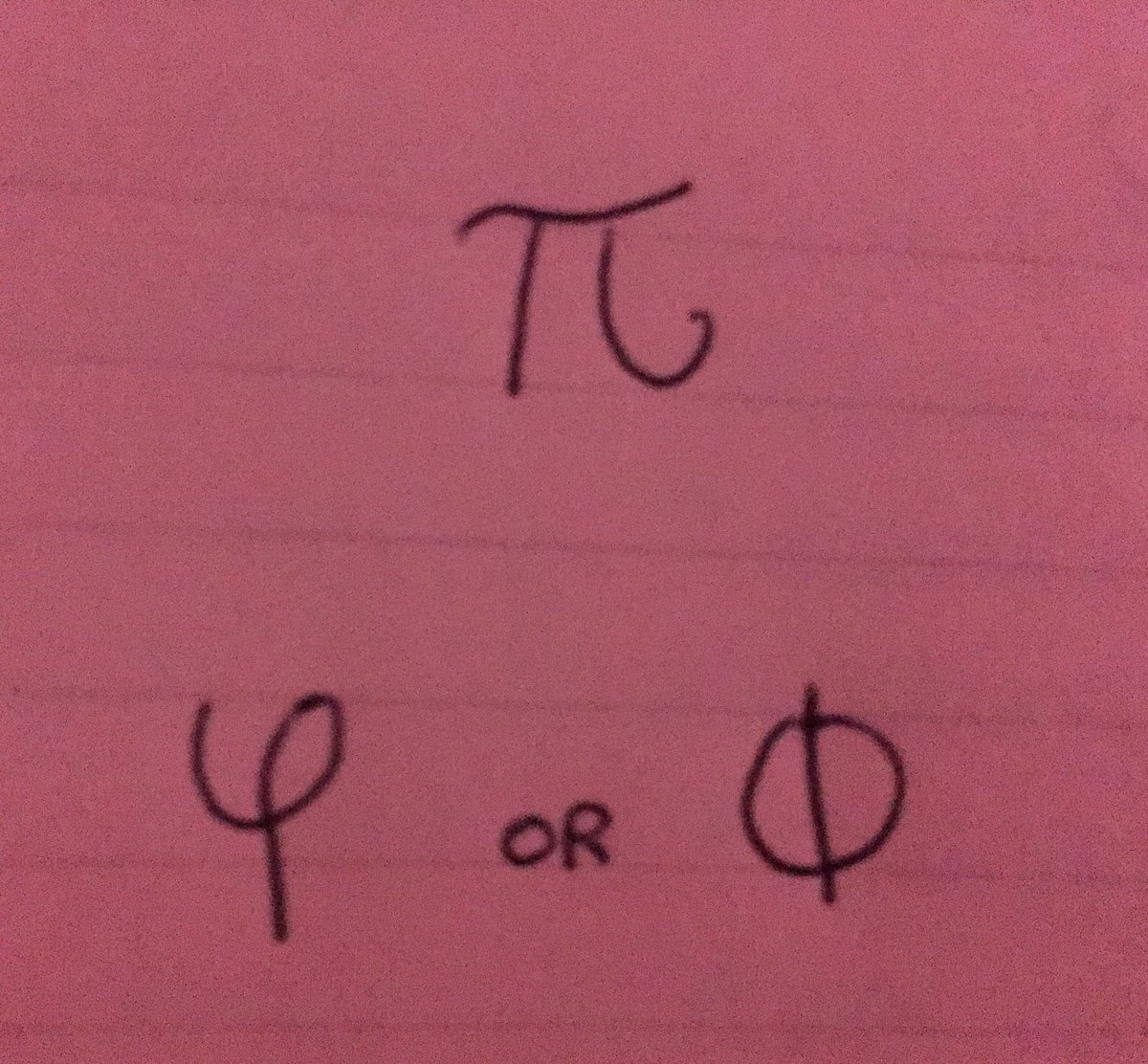 HeloiseBlissC's tweet photo. 3:33am thought. Why are none of these symbols emojis? #Pi #Phi #GoldenRatio #Emoji https://t.co/5M0vWWIzej