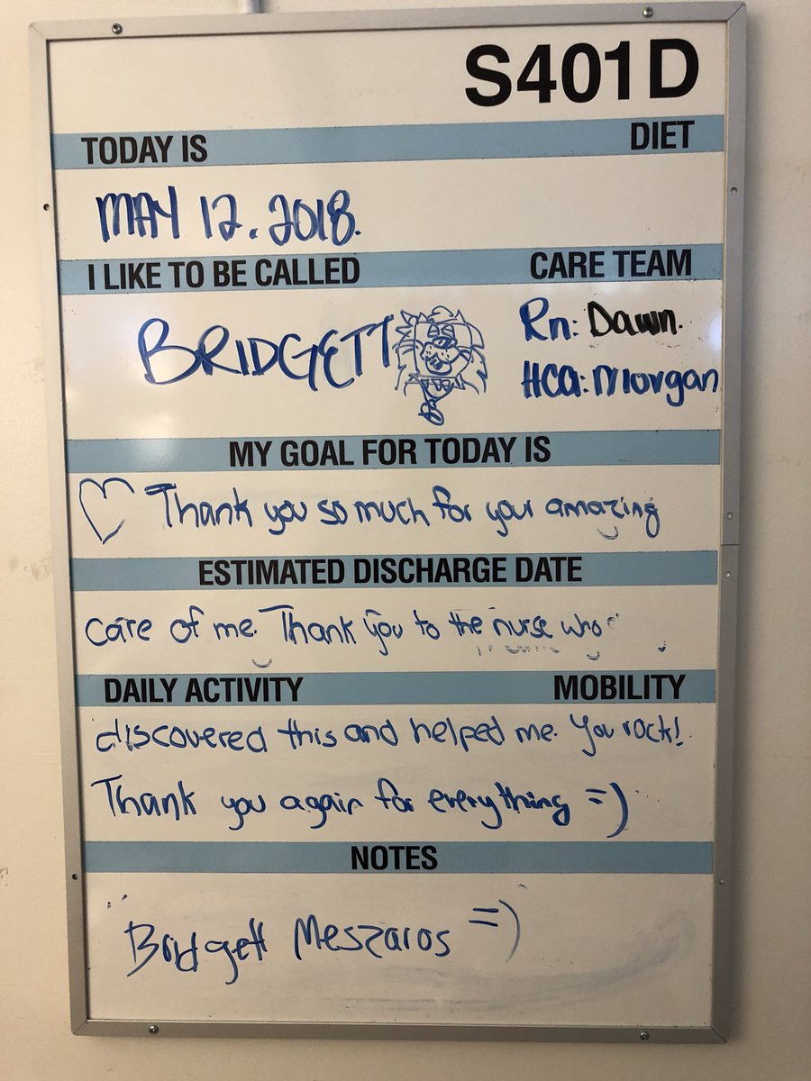 merhaylamlee's tweet photo. A note I left for the wonderful nurses  #VGH #VictoriaGeneral https://t.co/HDQNetpnO5