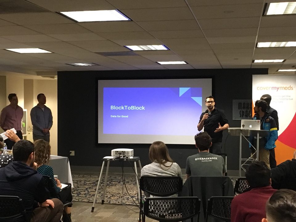 GBHCleveland's tweet photo. #BlockToBlock is a community app for citizens to report problems they see in the community. The app will visually present the data in a way the city can take actionable steps upon. https://t.co/1TX2CqVkKD