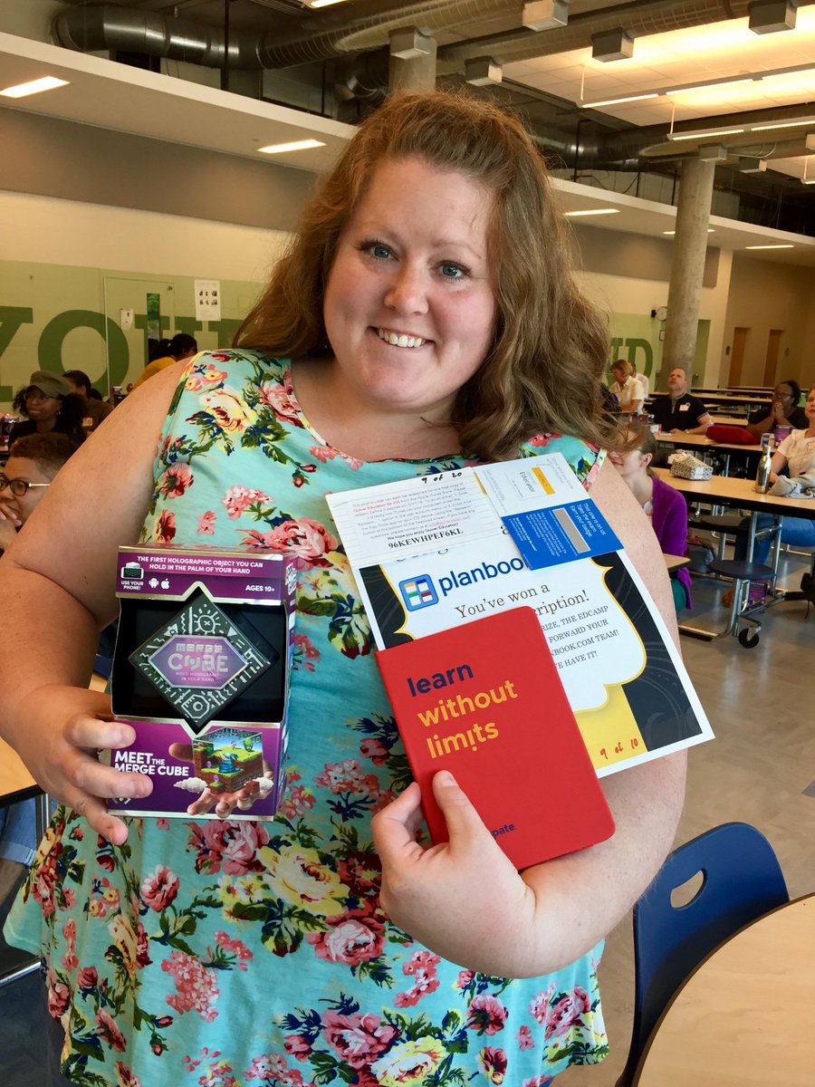 EdCampAtlanta's tweet photo. Thanks a million to @planbookcom @participate and @GoogleForEdu for donating prizes to #EdCampATL! 👏👏👏 https://t.co/F6BzhrVEkb