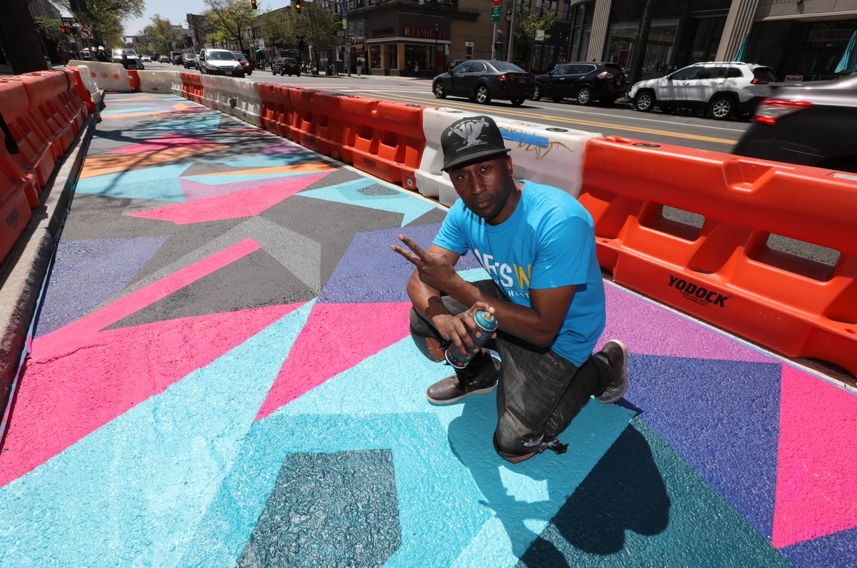 Video: Check out the street mural by #artist #WaneOne unveiling tomorrow for <a href="/ArtsWestchester/">ArtsWestchester</a> in #WhitePlains. Here's my video preview via <a href="/lohud/">lohud.com</a> lohud.us/2wCZZf8 <a href="/WestchesterPR/">Thompson & Bender</a> @HopeSalleyPR <a href="/RichLiebson/">.</a> <a href="/vhochman7/">Victoria Hochman</a>