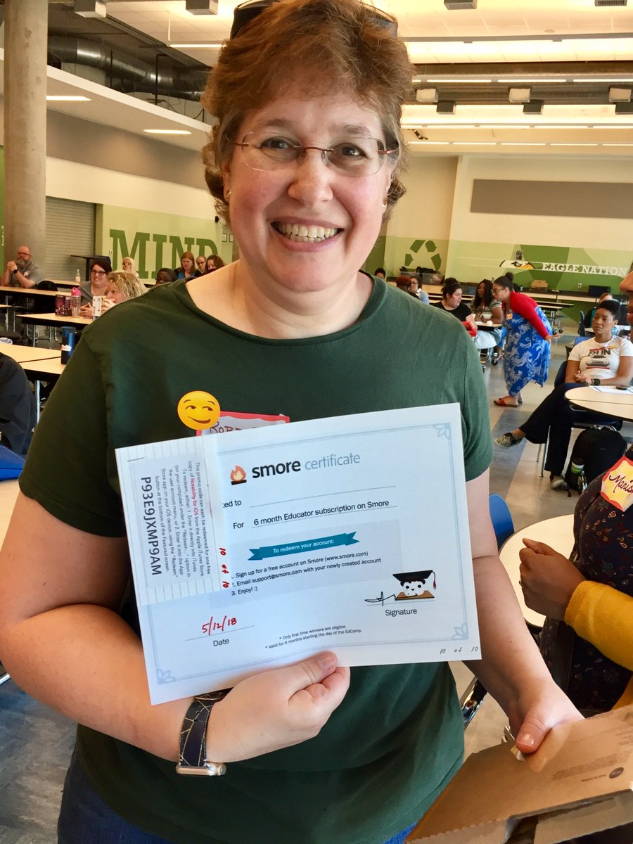 EdCampAtlanta's tweet photo. We ❤️ @SmorePages and @NotabilityApp!  You made an incredible day even better! #EdCampATL https://t.co/x6t9jbbpgf