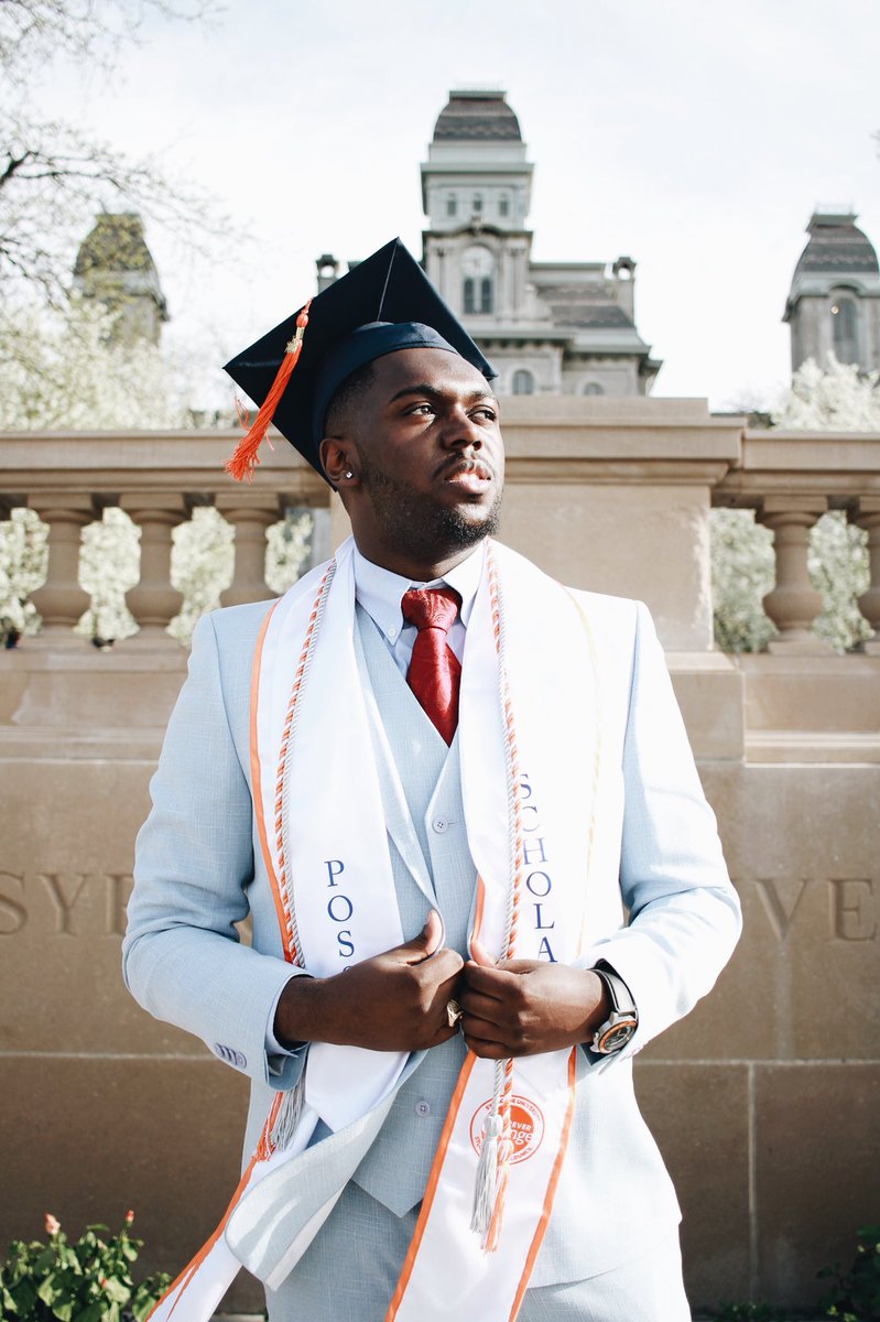 RyanFrazier_'s tweet photo. They said I couldn’t do it. Many sleepless nights later, the Bachelors of Science in Computer Engineering is finally mine 😎 It’s been real Cuse 🍊 #BlackEngineers #ClassOf2018 #SyracuseGrad https://t.co/2LxetE8pRV