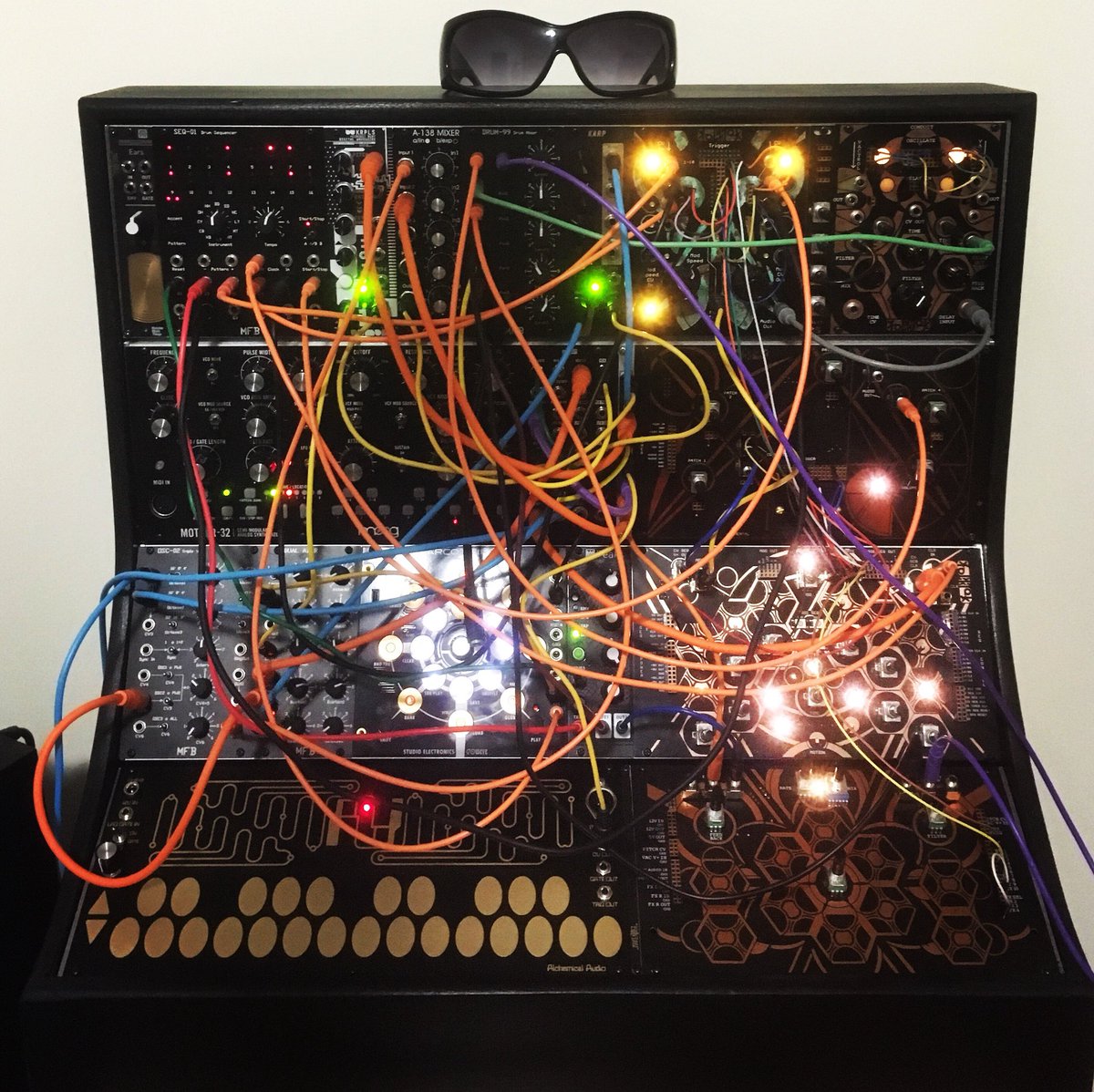stephanomusic's tweet photo. The Psycho...#eurorack #synths https://t.co/JsU8bZKyxl
