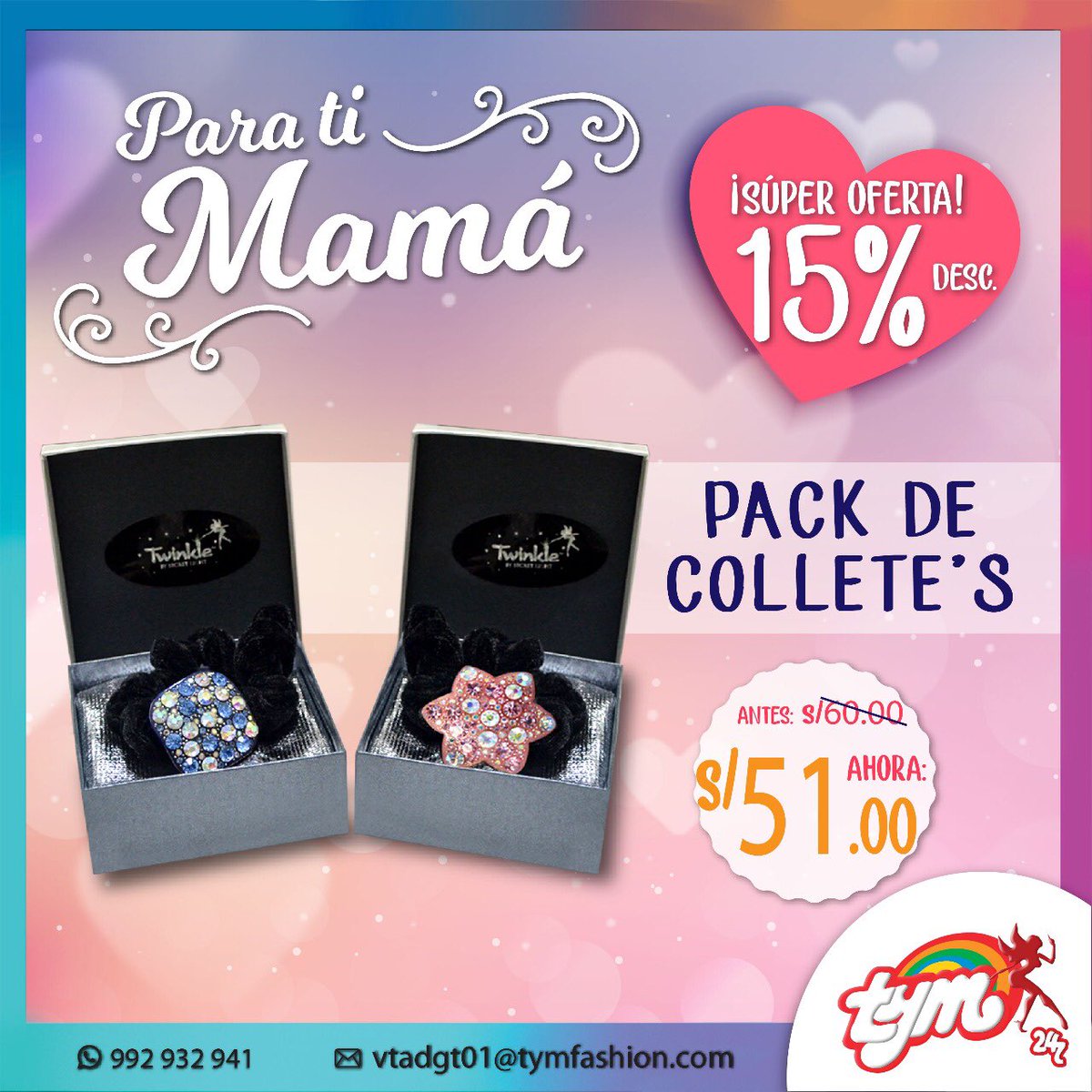 ChicaTym's tweet photo. Ellas se merecen lo mejor 💝✨
Encuentra nuestros accesorios con más de 10% de descuento en Linio.
#oferta #Linio #descuento #mama #Leggs #kanechom #ogx #collete #follow4follow #follower https://t.co/NcR3OXv46C