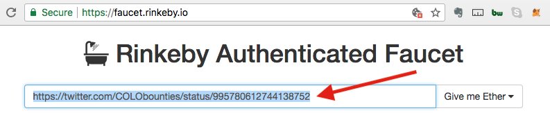 and paste in here- faucet.rinkeby.io