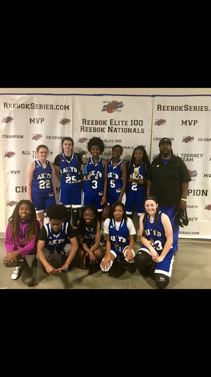 AKYBELITESPORTS's tweet photo. AKYB Elite Lady knights staking their Championship in Cape Girardeau, Missouri Reebok Classic, Remember the names of these ladies!
@ARHoopScoop @aggie_hoops12 @CharlotteWBB @KUWBball @IndianaWBB @fsuwbb @NCCUWBB @CoachNWoods https://t.co/axVUPNi2e5