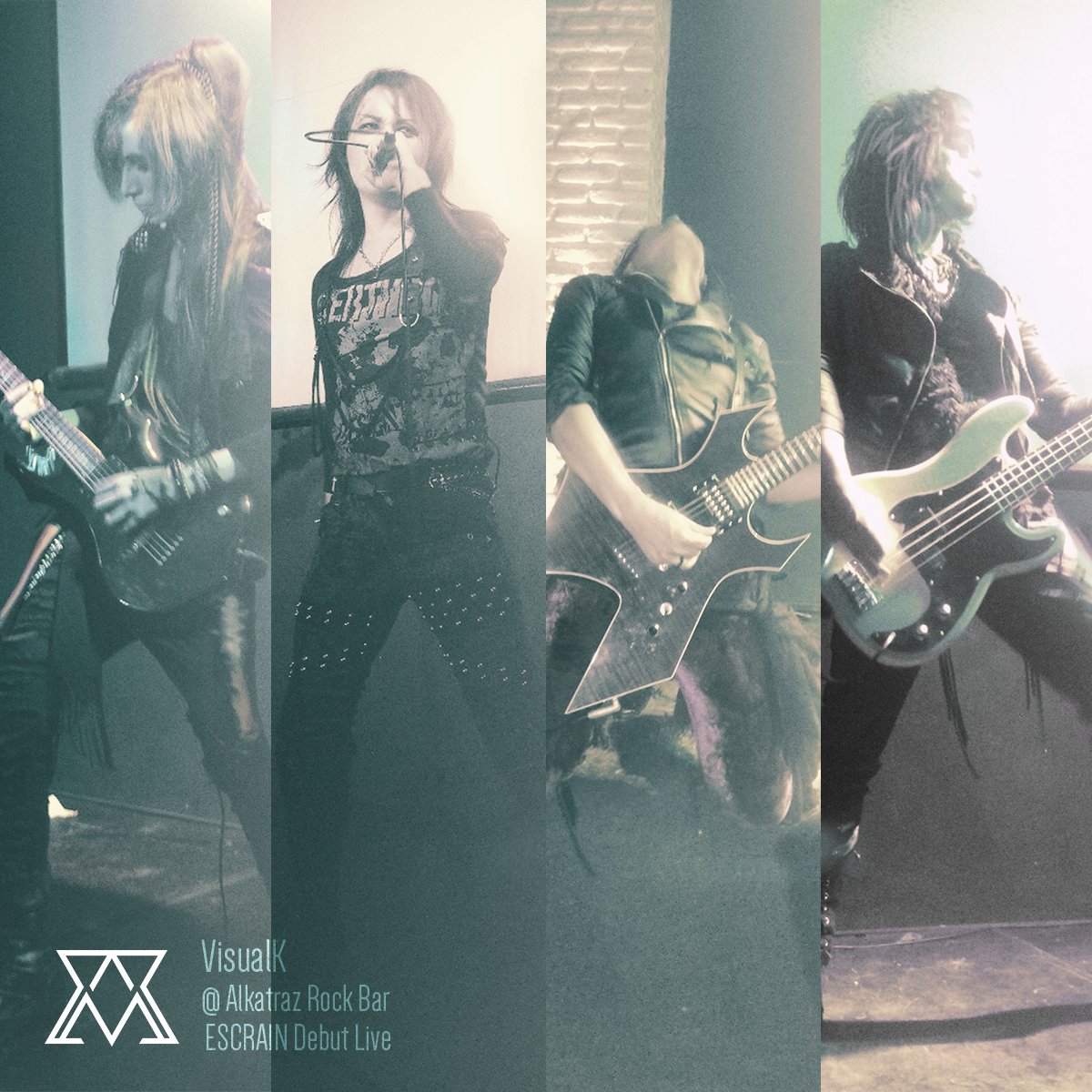 ESCRAINofficial's tweet photo. Today, #ESCRAIN completed 1 year since our debut live! We had unique experiences, the band connected us to amazing people. This month will be marked by great news and memories from our debut which we will be glad to share with you. Keep tuned to ESCRAIN! #v系 #Jrock #debutlive https://t.co/hsltHHO2fv