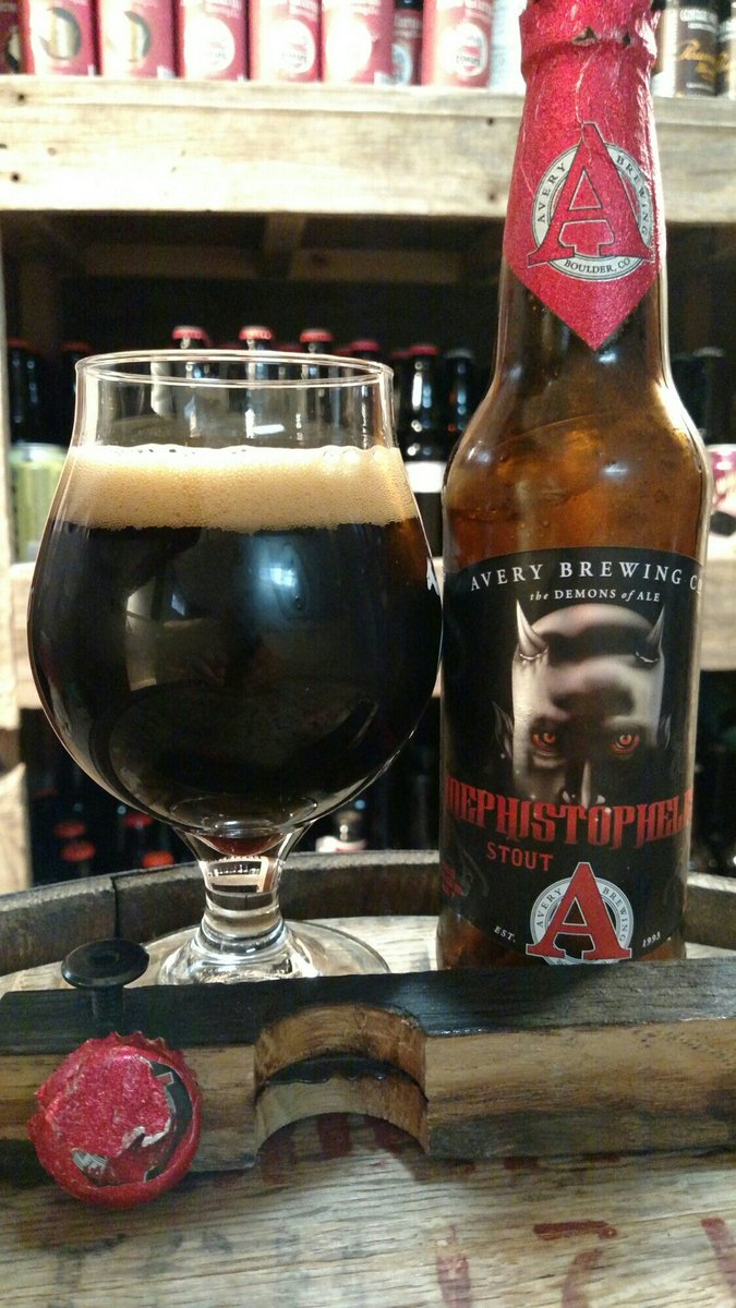 GruhlkeBrew's tweet photo. Enjoying this glorious Mephistopheles' Stout by @AveryBrewingCo https://t.co/skdx6VVT8e