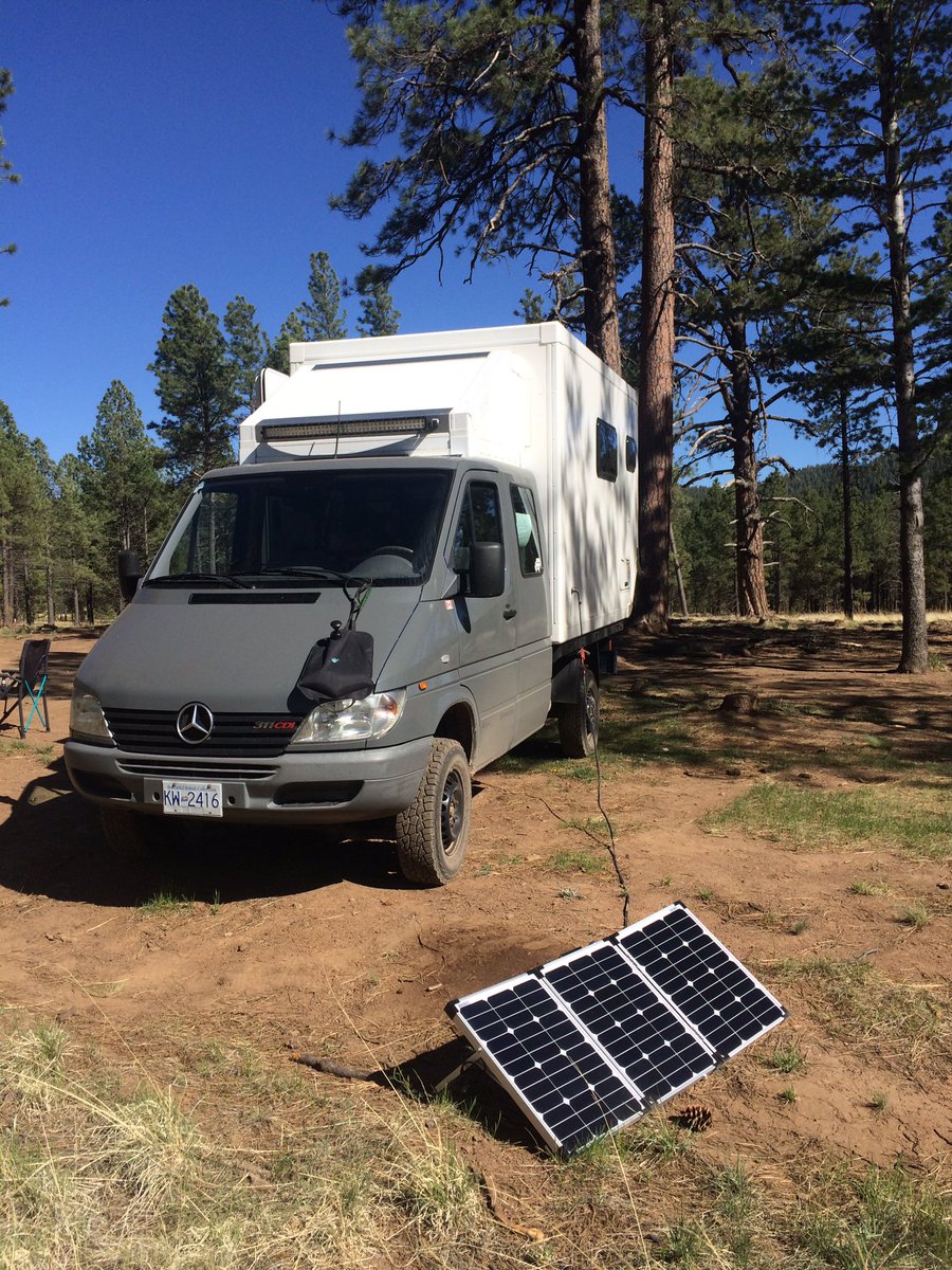 AndreasSchwall's tweet photo. Super excited for the #overlandexpo2018 #overland #mercedesbenz #sprinter #4x4 https://t.co/XEHjgVdo5e