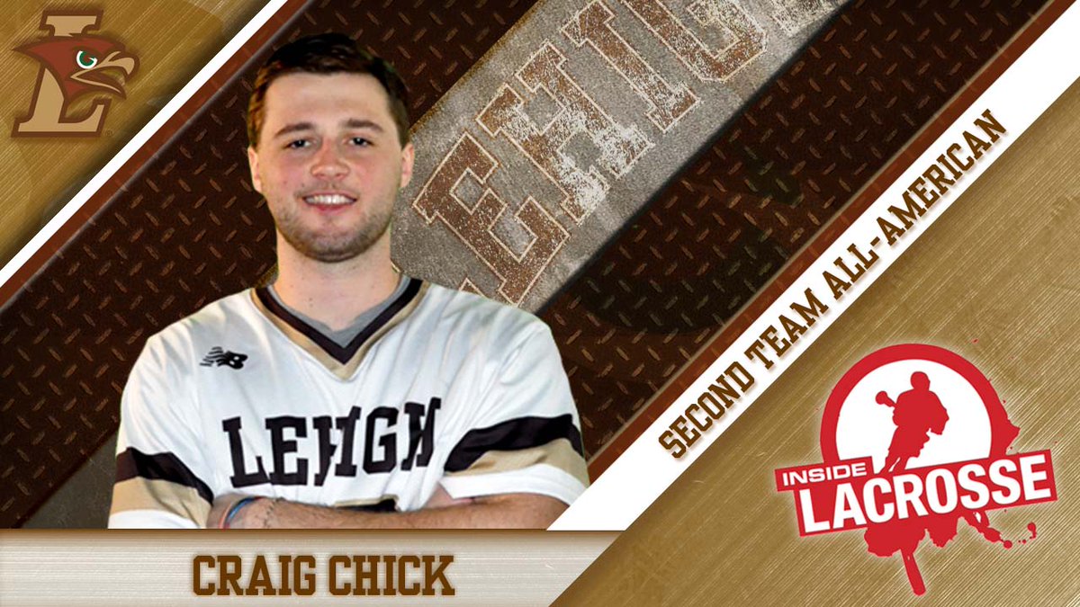 LehighSports's tweet photo. Congratulations to Craig Chick '19 of @LehighLacrosse, just named a second team @Inside_Lacrosse Media All-American. Chick is the program's first student-athlete named first or second team All-America in at least the last 87 years! Story: https://t.co/M97llinI0o https://t.co/P7i4qqZwBK