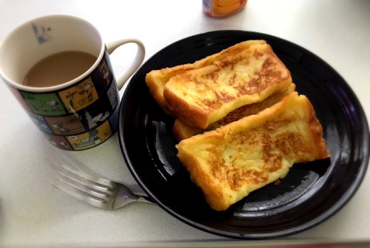 pakasansansan's tweet photo. 最近ゆきっちが作ってくれるフレンチトーストがだーいすき💖明日も食べたいなー！とここでアピール。 https://t.co/Bc0J8SYdei