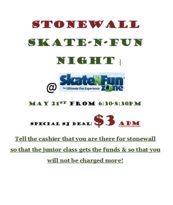 URHS2019seniors's tweet photo. Take your boy/girlfriend on a cute date!! OR go to chill with your friends!! OR grab your family together for... next Monday’s Skate-N-Fun Night!!! It’s a ONE TIME ONLY SPECIAL SJ deal!!! Admission funds go to the junior class, skate rental is 4.50!!!❤️💚 https://t.co/9fq3Q8lY16