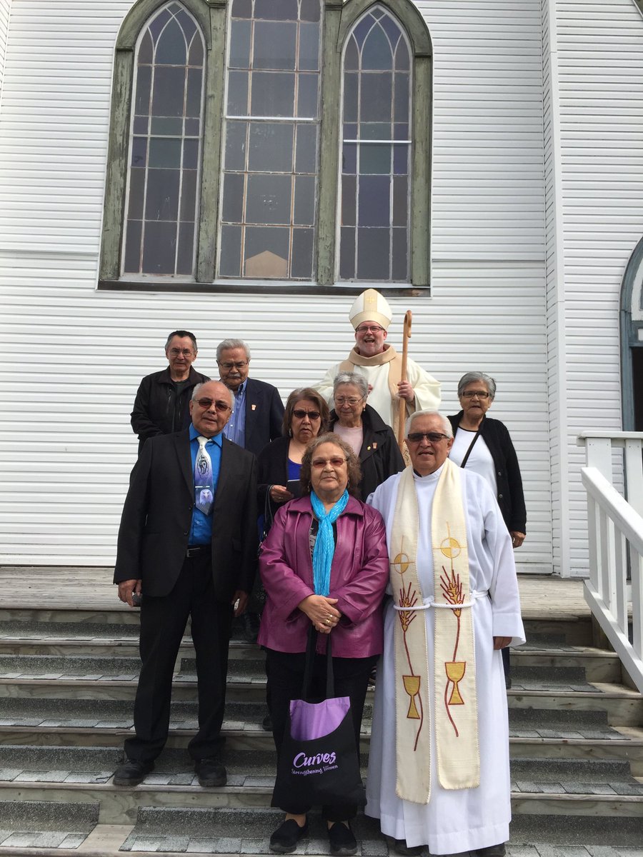 BpCaledonia's tweet photo. Great visit with the folks at Christ Church, Gingolx / Kincolith. https://t.co/ETtpT6kyNP