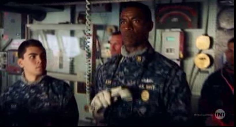 BlackhawkStrykr's tweet photo. @LastShipTV #SlatterySunday continues with #MasterChiefJeter receiving &amp; reporting the results of the damage report- minimal damage with no casualties thanks to #CaptainSlatterys brilliant anchor plan #TheLastShip #NathanJames #CaptainSlattery https://t.co/fFfW0eSMlf