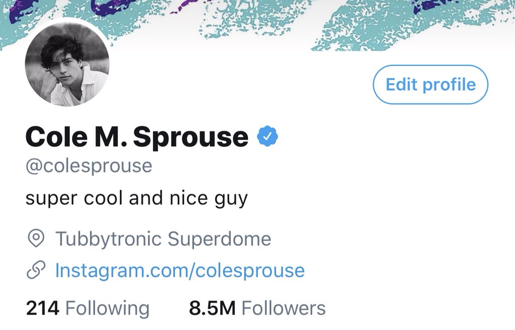 colesprouse's tweet image. Sorry I didn’t reply quicker, your notification got a little lost down the feed