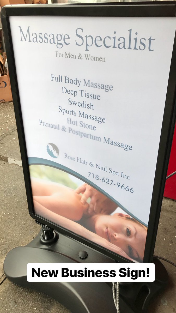 Will be open tomorrow at 11am-10pm. Call Rose to book an appointment! 718-627-9666 #massage #massagespa ##MassageBrooklyn #BrooklynSpa #deeptissue #swedish #sportsmassage #therapeuticmassage