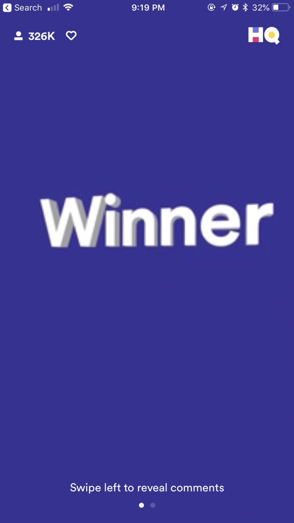 jbenton's tweet photo. Well gosh @hqtrivia #winnumber5 (with key assist from @leahalexis on Q15) https://t.co/SOlO8hQSDS