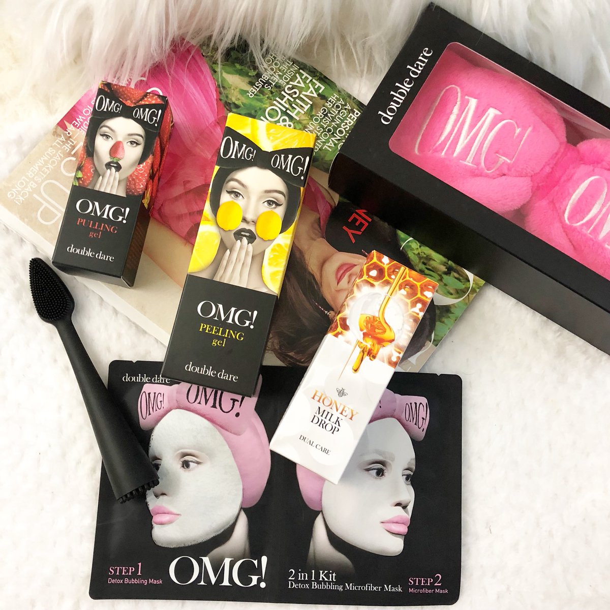 Gracias a <a href="/DoubleDareSpa/">Double Dare Spa</a> todos sus productos súper buenos y con una linda presentación 😘😍