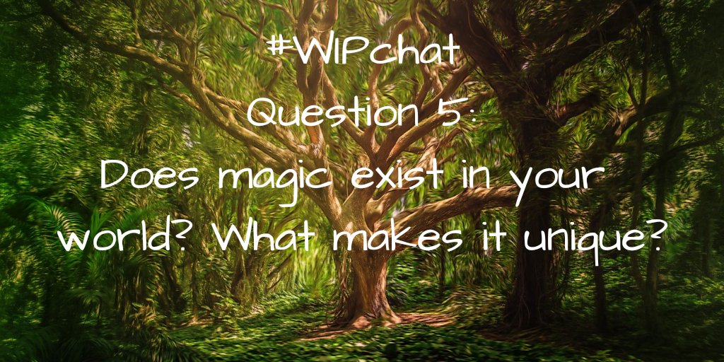 HollieBolly213's tweet photo. Question 5
Does magic exist in your world? What makes your magic unique?  #WIPchat https://t.co/pv3LxjaAau
