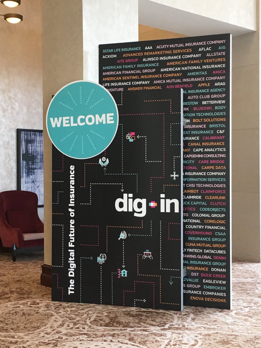 dig_insurance's tweet photo. #DigIn2018 is officially up and running. Did you pick your badge? https://t.co/0zSWDjv7L7