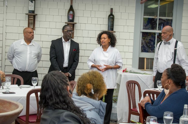 Thank you Menbere Aklilu, Owner of Salute e Vita Ristorante in Richmond, for hosting Rubicon's Mother's Day Brunch! Your words of wisdom inspired the crowd!