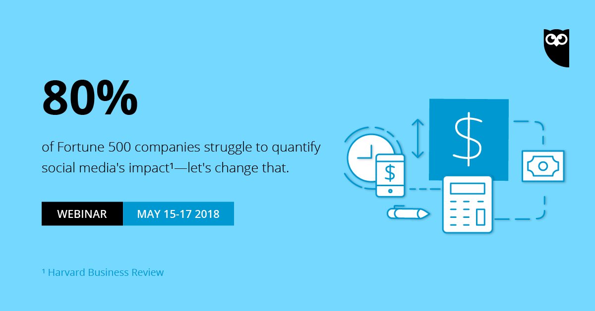 This is your chance to connect with experts, pros, and peers as you learn everything you need to know about social ROI. Join our webinar on May 15-17: ow.ly/rz9630jXqSN