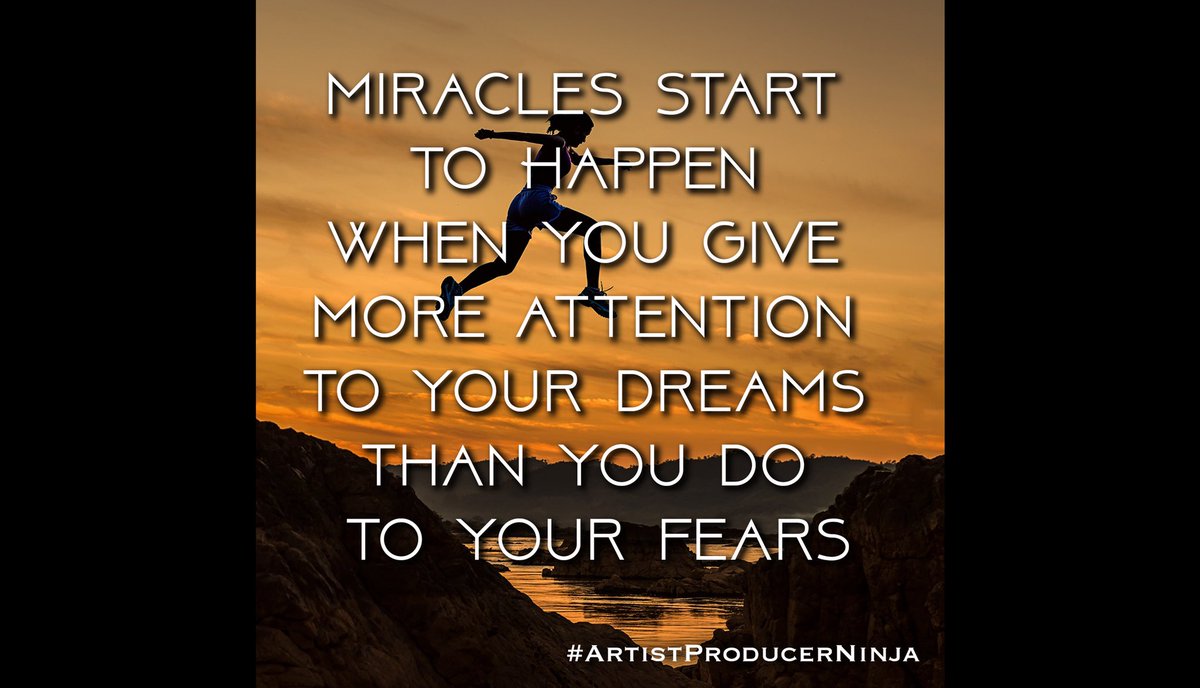 ValQED's tweet image. What you focus on becomes your reality... #FearsInTheRearview #ArtistProducerNinja