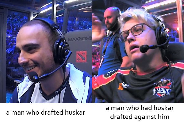 DOTABUFF's tweet photo. The classic Huskar pick reaction! https://t.co/zEYllIGDeQ