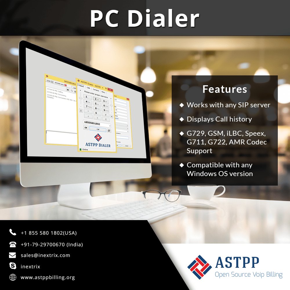 astpp_official's tweet image. Read more: astppbilling.org/addons/pc-dial…
#PCdialer #ASTPPFeatures #FreeSwitch #VoIP #VoIPBilling #FreeSwitchBilling #SoftSwitch #AccountManagement #CallingCard #ASTPP