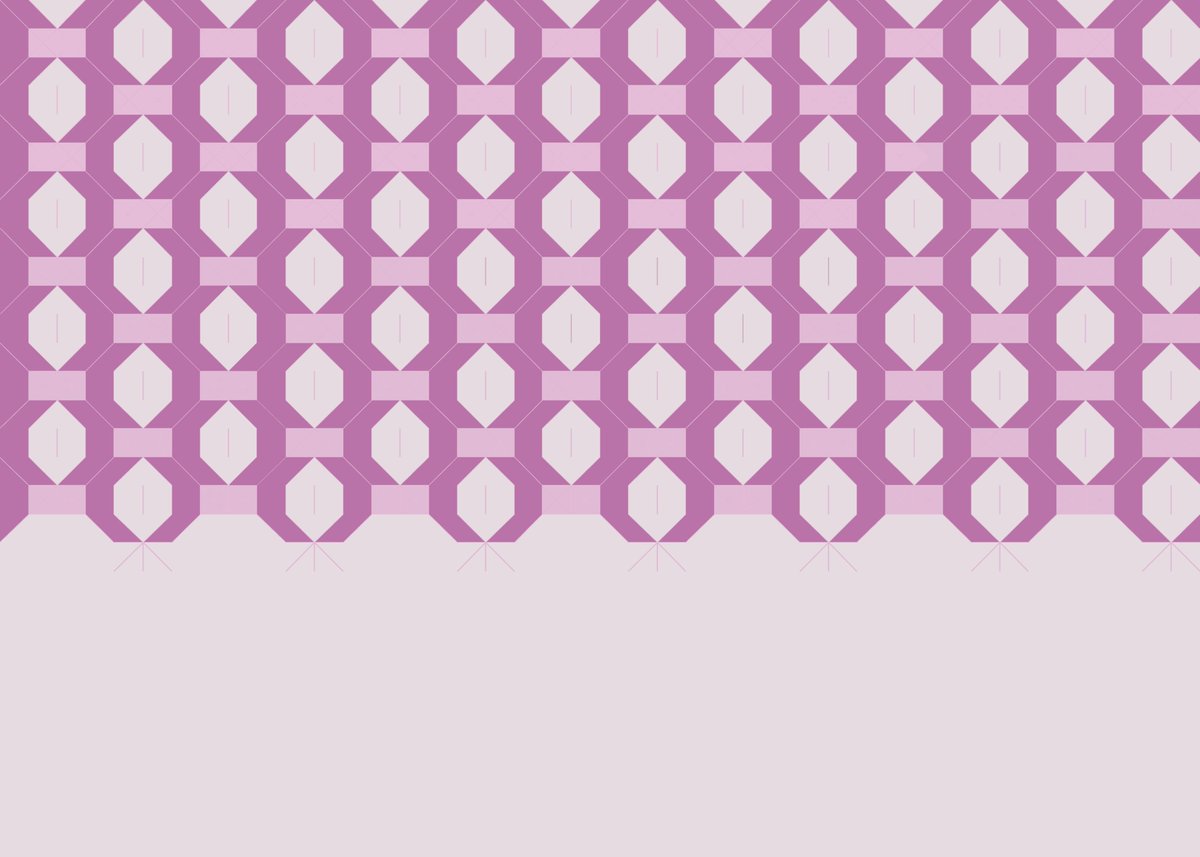 CrouchPatterns's tweet image. this is a #hexagon #pattern that i have been working on. it uses #staggered hexagon #shapes that only come down 3 quaters of the way, this gives me the impression of a #curtian