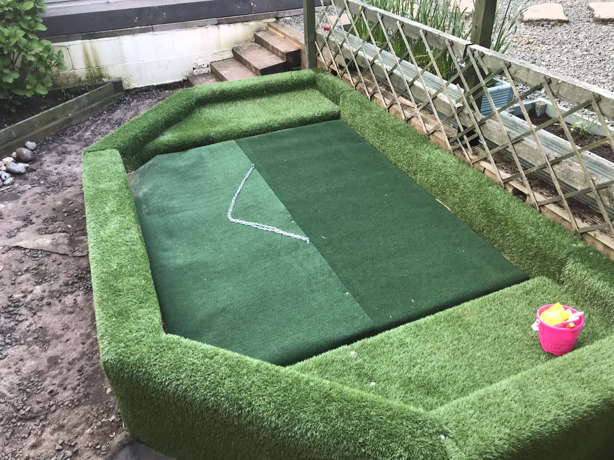 TWilkins0n's tweet image. Finished creating this huge sandpit yesterday that I’ve been working on for a couple of weeks...ready for summer. Covered in frost this morning❄️😱 #stillspring