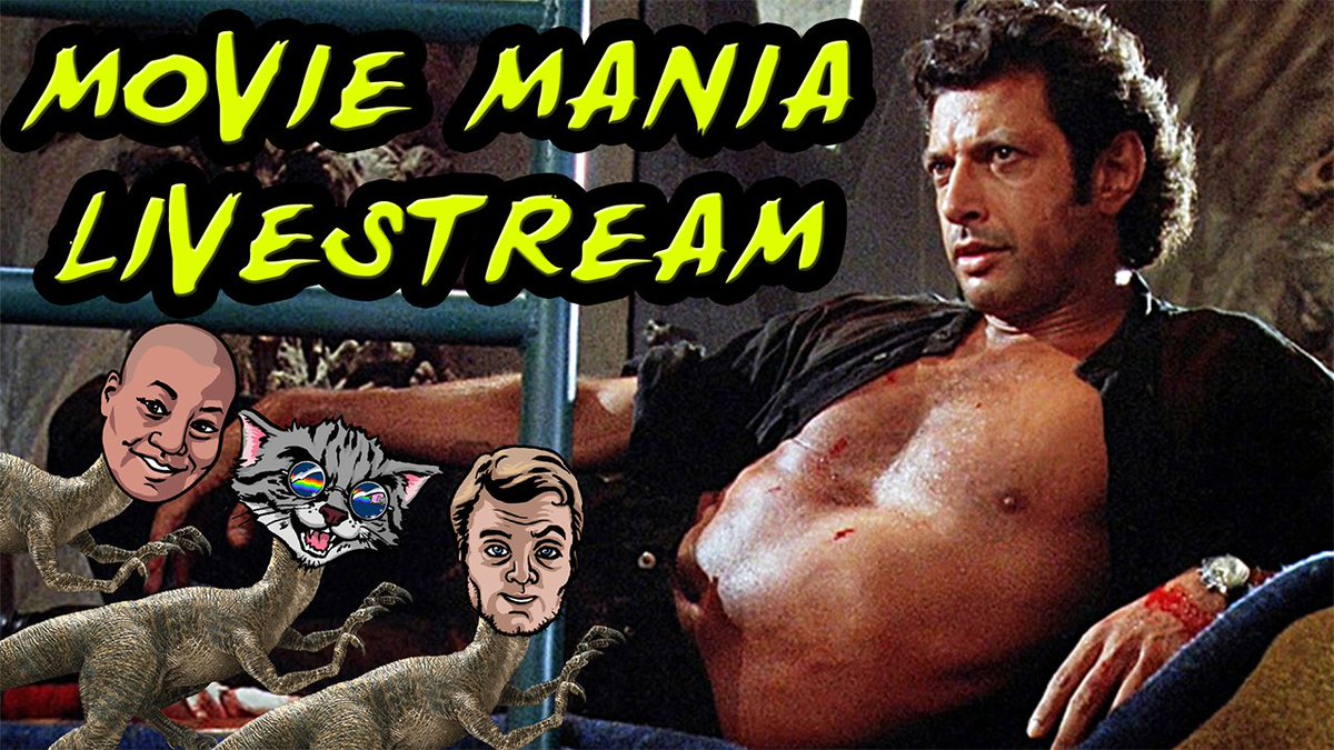 BanditInc's tweet photo. Movie Mania Live Stream! This week talking the OG Jurassic Park, in preparation for the CG Jurassic World: Fallen Kingdon in a few weeks! And yes, I figured out what I did wrong last stream, so everything should work ok this time #MovieManiaPodcast https://t.co/1efg5SYzC6