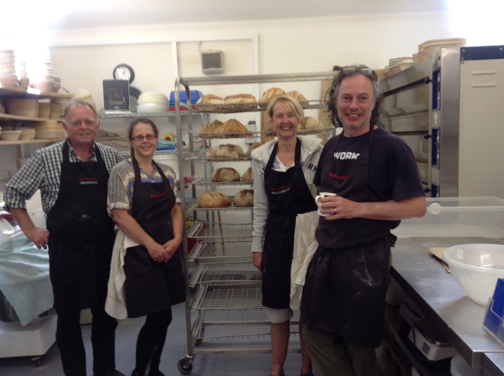 Reddogbakery's tweet image. A busy day on a Super Sourdough class. Many thanks to our students for their enthusiasm and humour.
#Realbread #sourdoughclass #skillforlife
