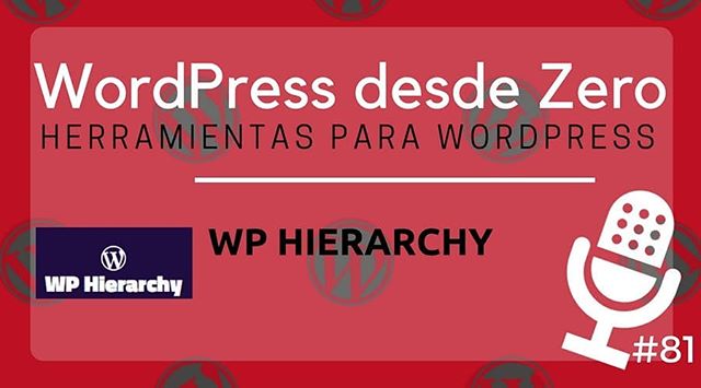 WPdesdeZero's tweet photo. https://wpz.ed/81
Episodio 81 Herramientas para WordPress - WP Hierarchy
#WordPress #WordPressDesdeZero #wpz #ConfigurarWordPress #Podcast #web #CMS #marketing #blogging #marketingdigital #marketingtips #marketingonline #marketingstrategy #blogginggals #marketing101 #marketinga https://t.co/iFPsLCTsdX