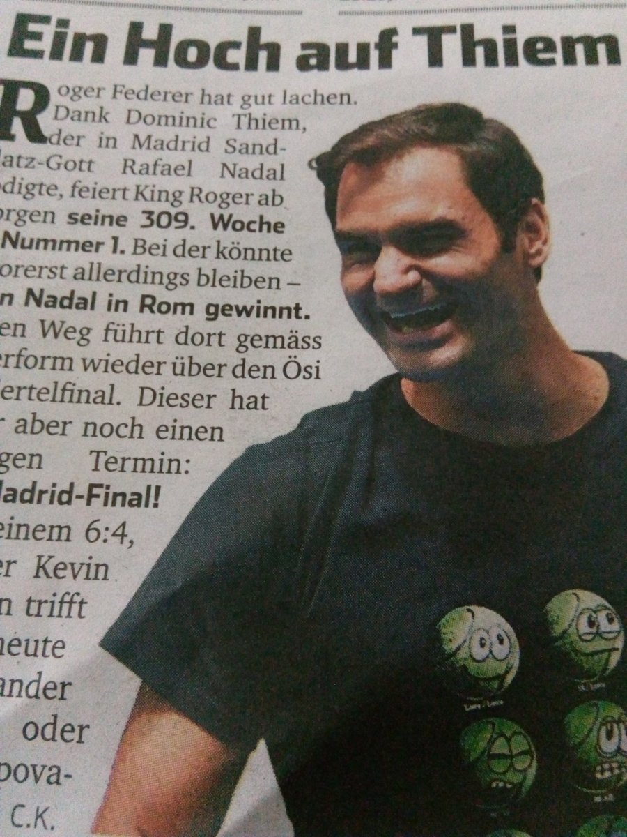 PeeteMe14's tweet photo. Happy Monday, happy Rog !! 😉 #Federer #1 #WaitingforRF https://t.co/h1E4wPSbtG
