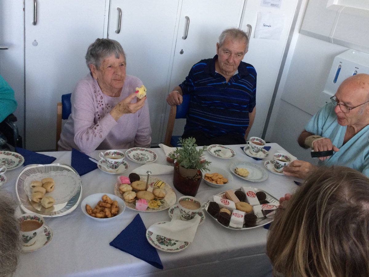 BBC Cornwall (@bbccornwall) on Twitter photo Afternoon tea on Tintagel Ward <a href="/RCHTWeCare/">Royal Cornwall Hospitals NHS Trust</a> - the idea is to get patients up, moving & chatting to each other rather than lying in bed all day. They've even got special plans for #RoyalWedding2018 this coming Saturday #NHS Afternoon tea on Tintagel Ward <a href="/RCHTWeCare/">Royal Cornwall Hospitals NHS Trust</a> - the idea is to get patients up, moving & chatting to each other rather than lying in bed all day. They've even got special plans for #RoyalWedding2018 this coming Saturday #NHS