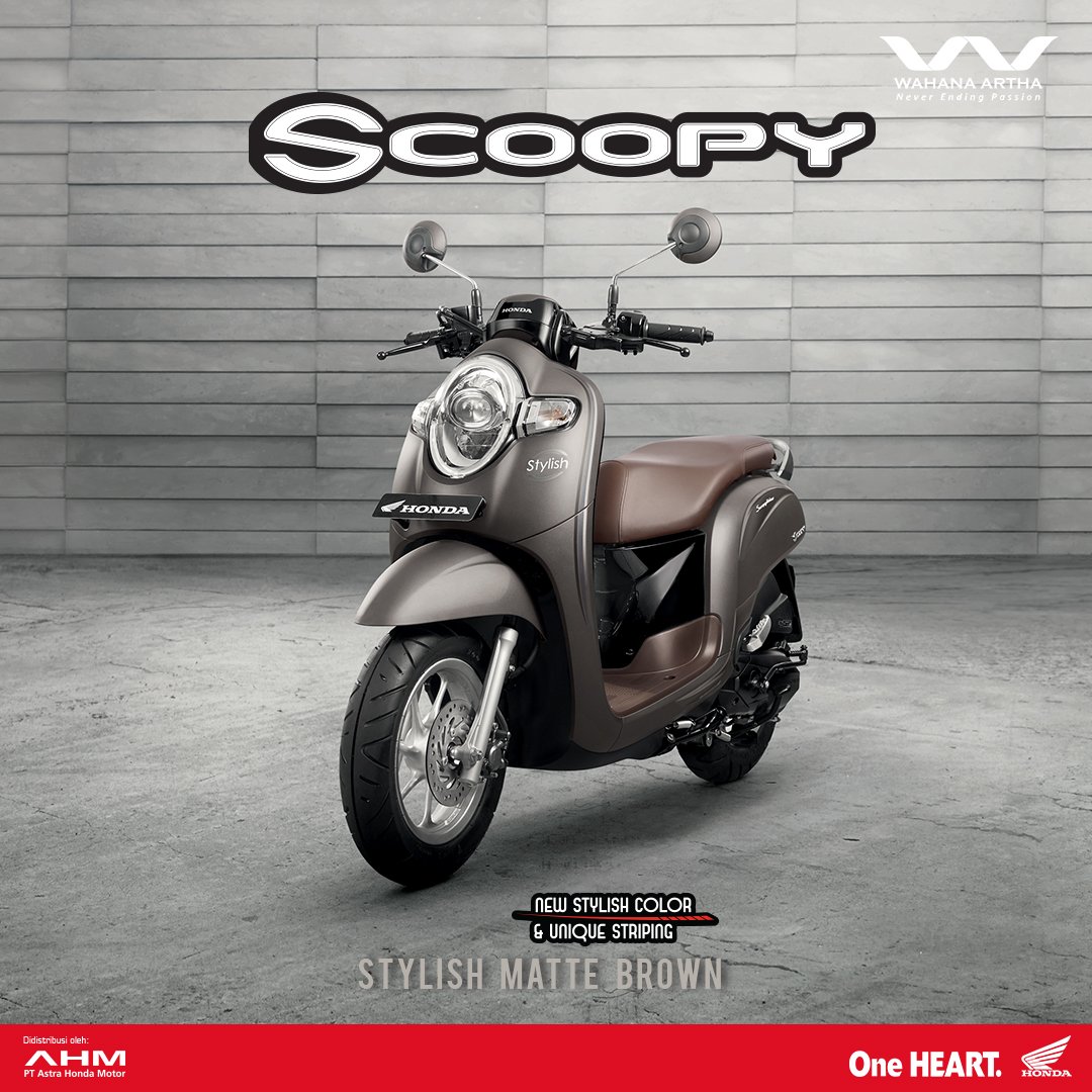 70 Modif Scoopy  Stylish  Matte  Brown Terbaik Dan Terupdate 