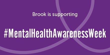 BrookCharity's tweet photo. Today marks the start of #MentalHealthAwarenessWeek. How do you stay well, healthy and stress free throughout your exams? #BrookHYS https://t.co/2QehkQAeEE