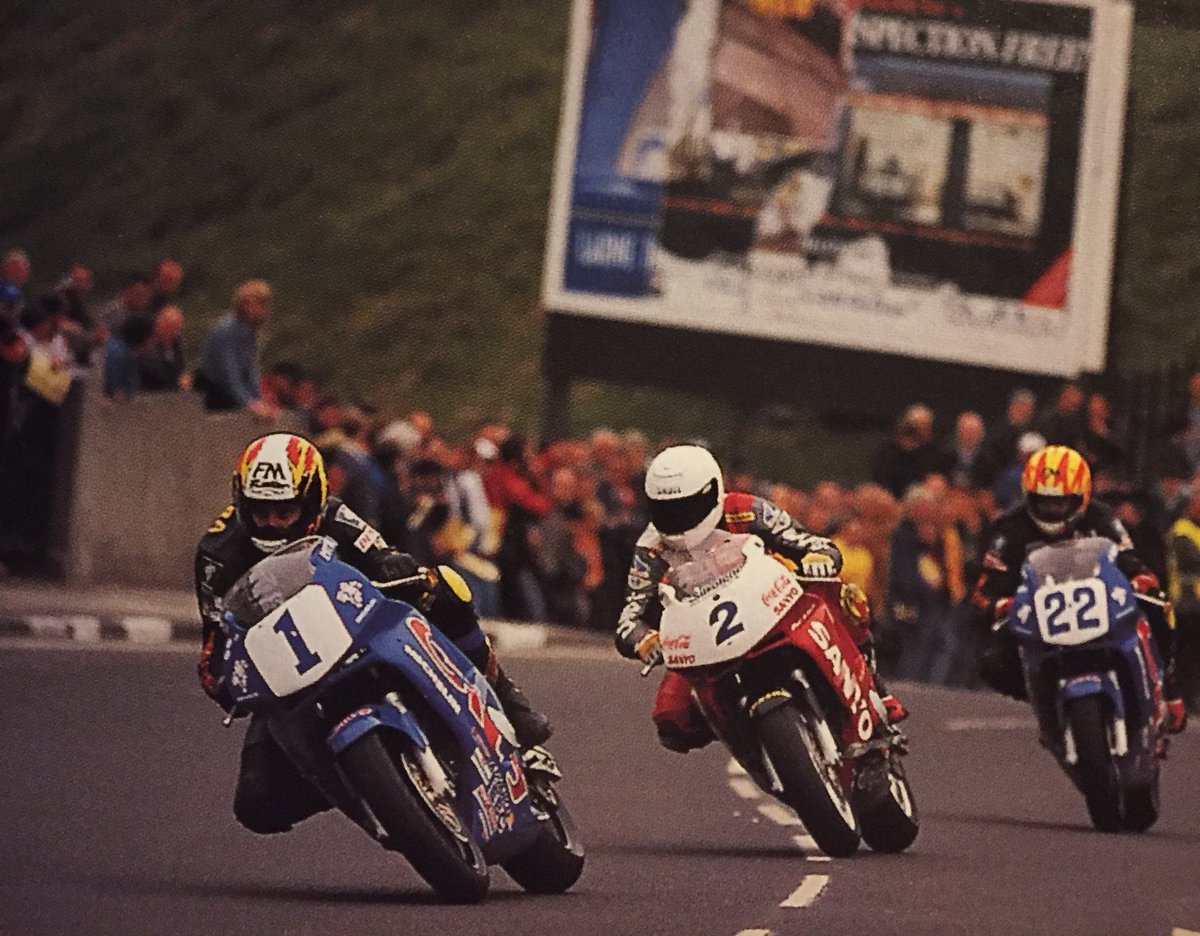 markevans144's tweet photo. 20 years ago this one 😳 @michaelrutter_ leads @Plater22 &amp; Ian Simpson @northwest200 1998 https://t.co/kzAoncbPzN